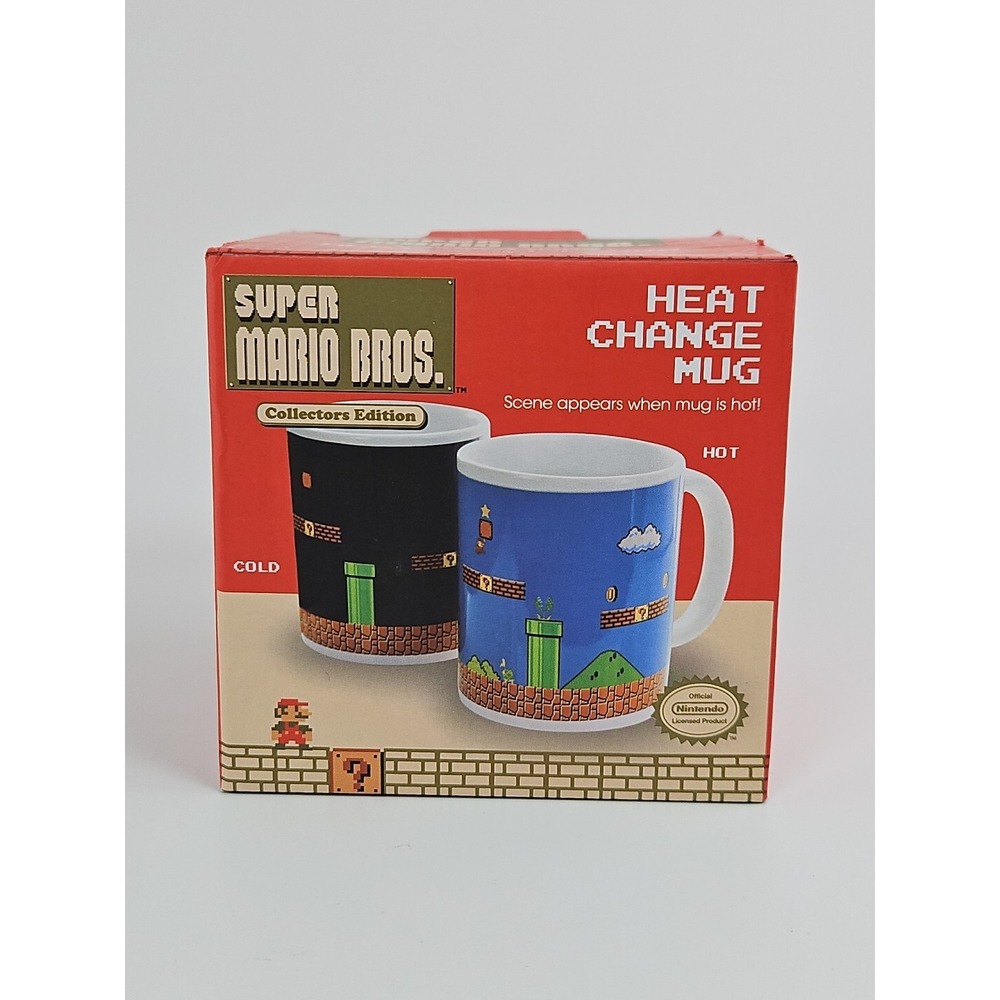 Super Mario Bros Collectors Edition Heat Change Mug New!